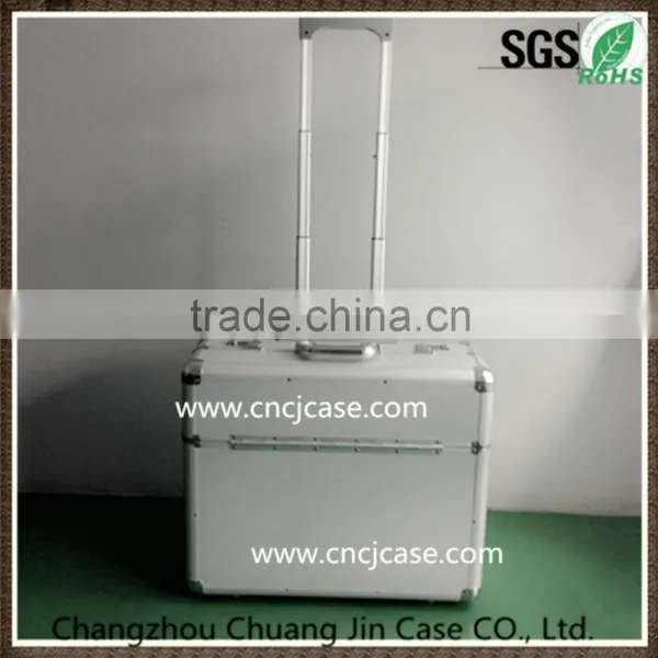 Abs Aluminum Trolley Case With Sandwich Zipper Bag photo-5
