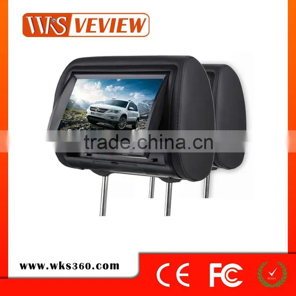 Veview 7" LED Digital Panel Headrest Monitor With DVD Player photo-3