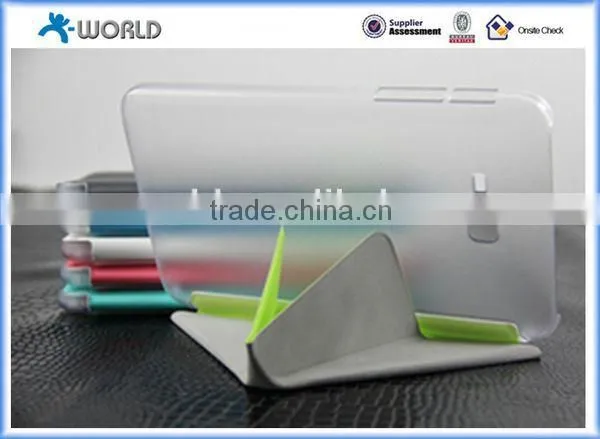 Origami Stand Leather Case for Samsung Galaxy Tab A 7.0 With Fingerprint Resistance Matt Back Case photo-5