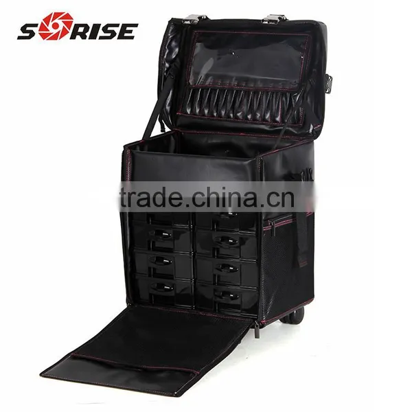 Sunrise OEM Professional Makeup Case PVC Cosmetic Case photo-3