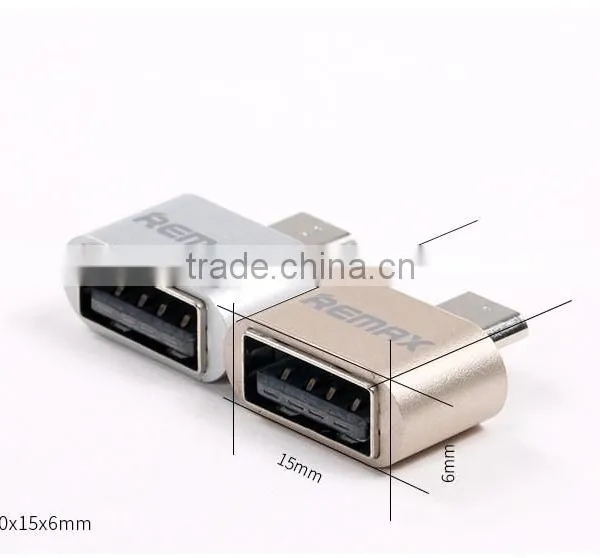 Original Remax USB 2.0 Micro USB OTG Adapter For Samsung Huawei HTC LG Lenovo Xiaomi Android Tablet photo-5
