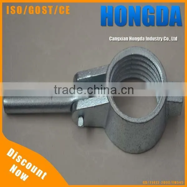 Forged Kad-Screw Nut Galvanized Adjustable Screw Base Jack Nut With Handle photo-2