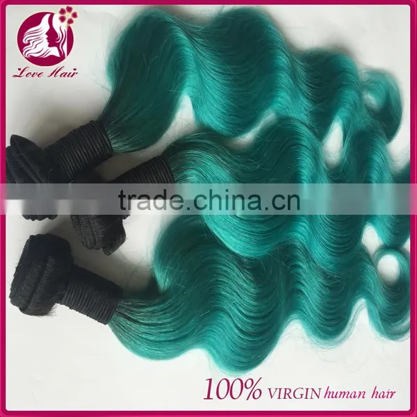 2016 Very Popular 100% Human Virgin Brazilian Hair Ombre Color Hair Extensions photo-5