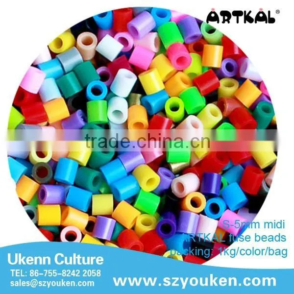 ARTKAL S-5MM Midi Fuse Hama Perler Beads 94 Colors 1kg/bag/colors Wooden Educational Toys photo-2