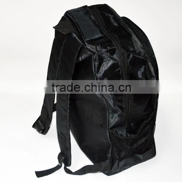 Black Polyester Large Capacity Sport School Bag With Comfort Padding photo-3