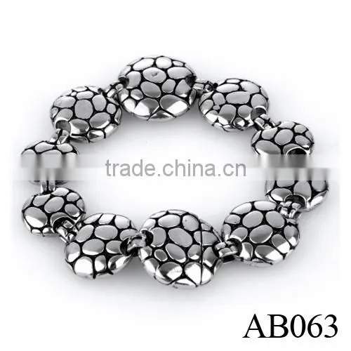 925 Silver Jewelry, Sterling Silver Bracelet, Infinity Bracelet,Stainless Steel Heavy Bracelet photo-2