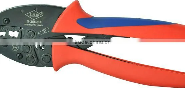 CE ROHS Experience Production for 10years LSDgood Qutails Pliers for Wire-end Ferrules S-2550EF Ratchet Hand Crimping Tools photo-3