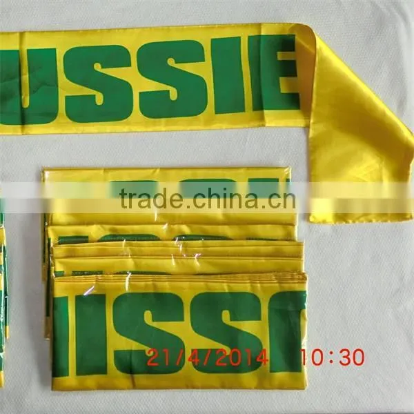 Polyester, Heat Transfer Printing, Soccer Scarf, 2014 World Cup Scarves, OEM Offered photo-5