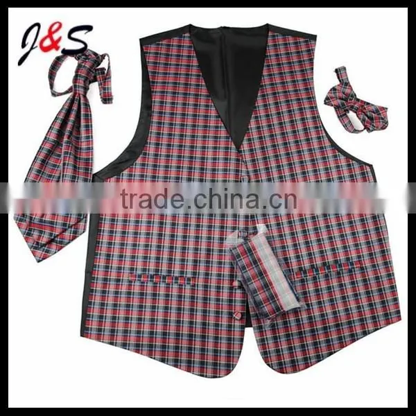 Fashion Mens Silk Woven Waistcoats Vest