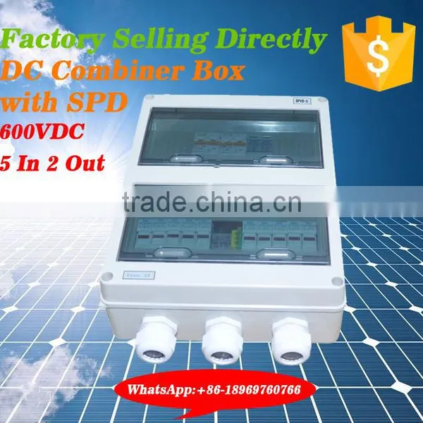 High Quality Intelligence PV Array Combiner Box With 8 Strings Input photo-4