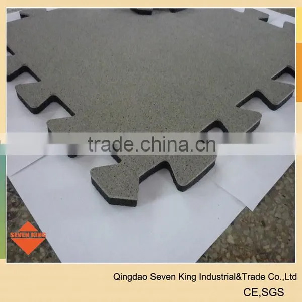 Best Quality Sound Insulation Rubber Flooring for Fitness Room 1mx1mx15mm Rubber Flooring for Gym photo-4