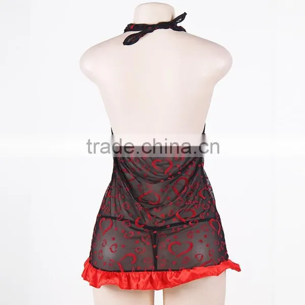 Hang Neck Sexy Lingerie for Fat Women photo-5