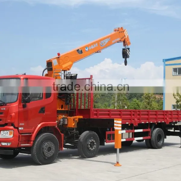 Hand Operated Lifting Equipment on Truck, Model No.:SQ12S4, 12ton Truck Crane With Telescopic Booms. photo-2