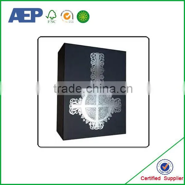 Blank Empty Black Custom Printed Apparel Boxes photo-2