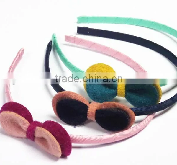 Ribbon Bow Hair Band With Hair Clip Set Hair Bands for Kids and Decorative Hairclip