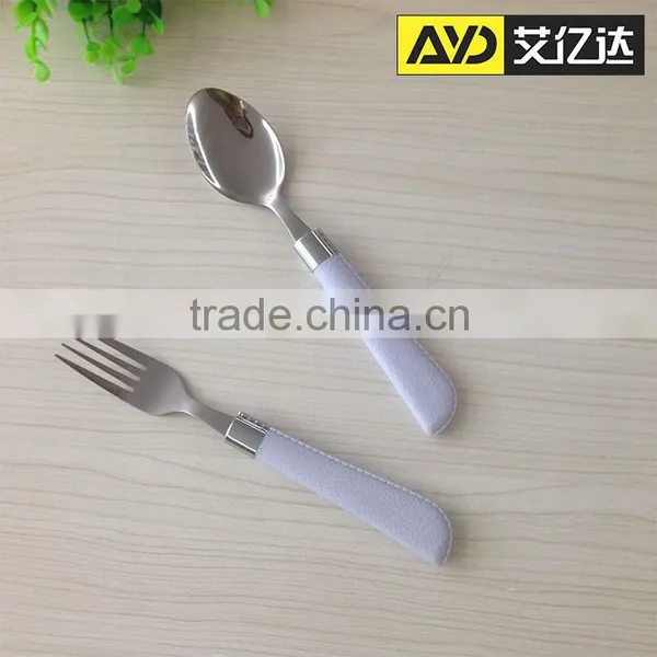 24 Pcs Stainless Steel Cutlery Set With Plastic Handle photo-5
