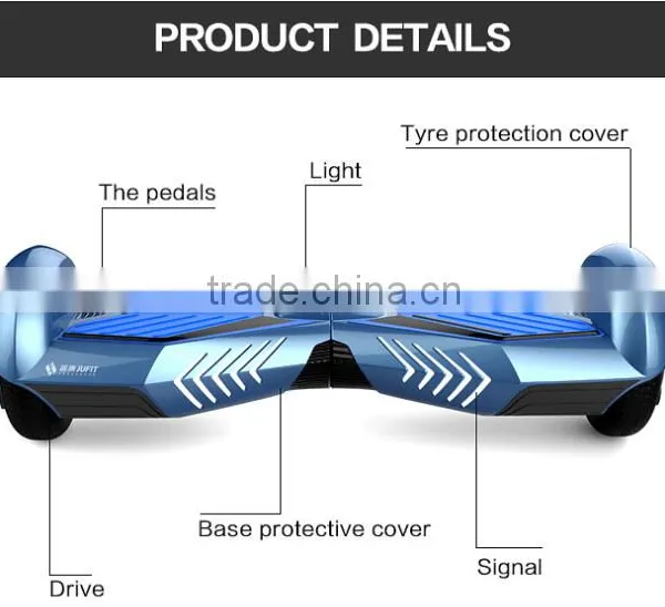 2 Wheel Fashion Hoverboard With 6.5inch Tyre Electric Skateboard 800w photo-5