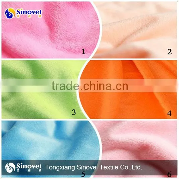 100% Polyester Micro Velboa Toys Fabric