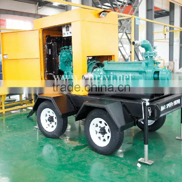 High Lift Multistage Centrifugal Diesel Engine Driven Pump 280m3/hr photo-2