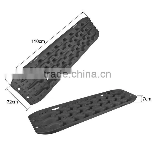 NEW 4WD Recovery Tracks Sand Track Snow Track 4X4 PARTS BLACK photo-4
