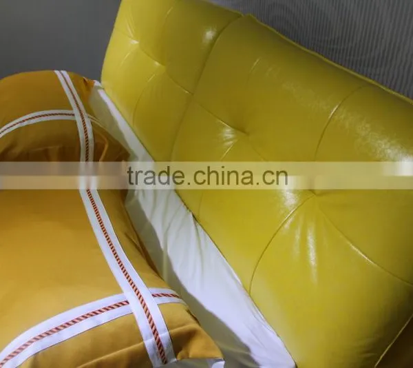 Modern Design King Size Wooden Leather Bed photo-3