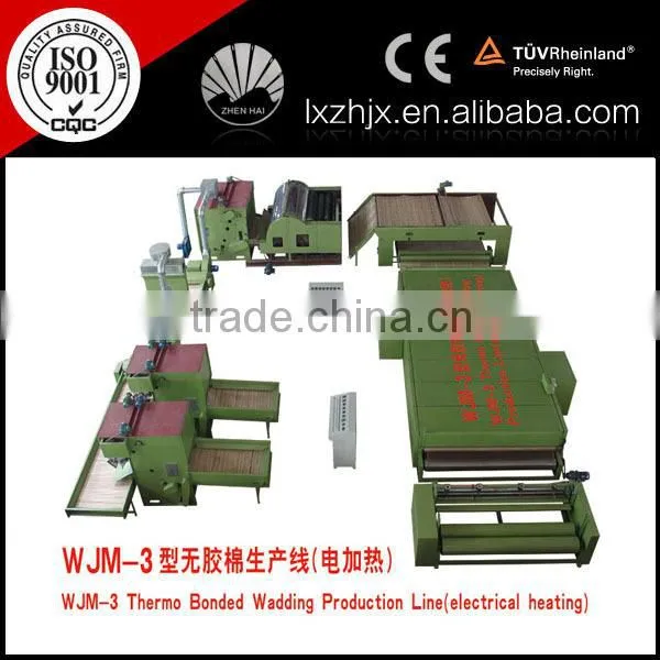 Thermo Bonded Wadding Production Line, Glue Free Wadding Machine, Wadding Plant photo-3