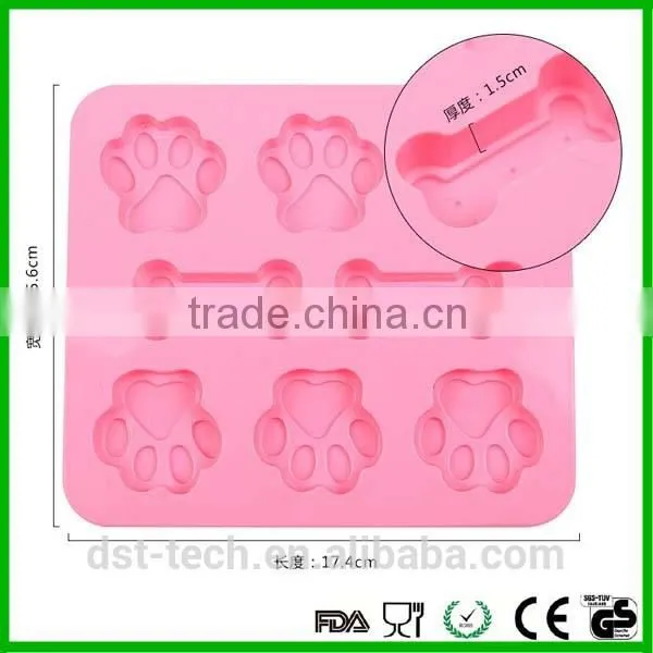 Silicone Dog Bone Cake Mold, Decorating Cake Tools photo-4