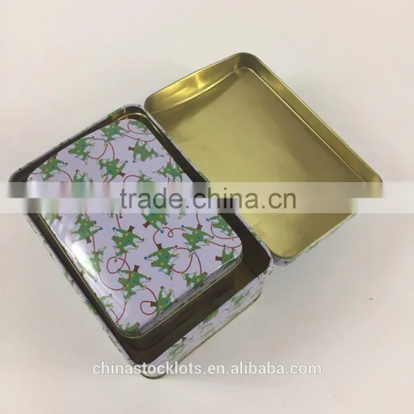 2017 Wholesale New Design Mini Tin Storage Box Metal 2pc Set photo-4