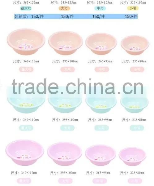 Red pp Multifunctional Portable Round Plastic Basin Wholesale photo-6
