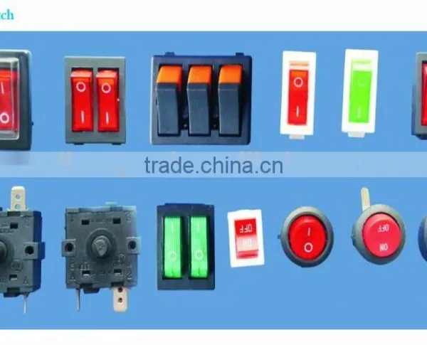 Rock Thermostat Switch Botton 16A 250V Oven Dump Switch for Fan for Electrical Heater photo-2