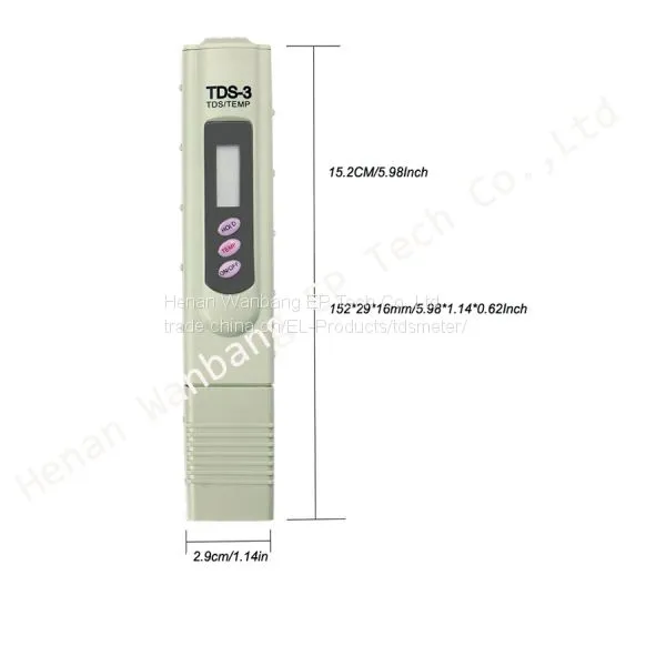 Portable Pen Portable Digital Water PH Meter Filter Measuring Water Quality Purity Tester TDS Meter photo-3