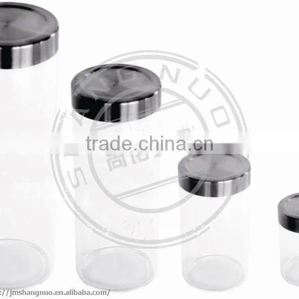 Glass Storage Jar Set