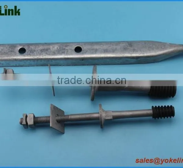 1" 1 3/8" Nylon or Lead Thread Head Forged Steel Pin photo-2