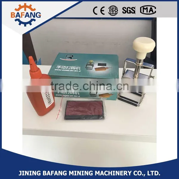 Portable Small Manual Code Printer Machine