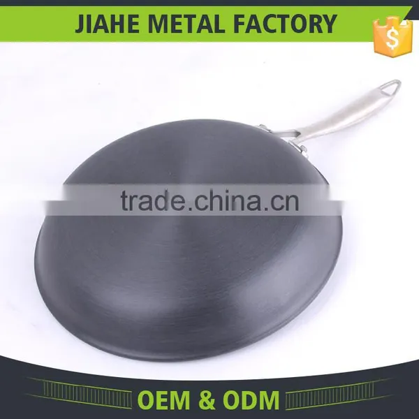 Non-Stick Flat Ceramic Deep Frying Pan With Hard Anodized Exterior photo-4