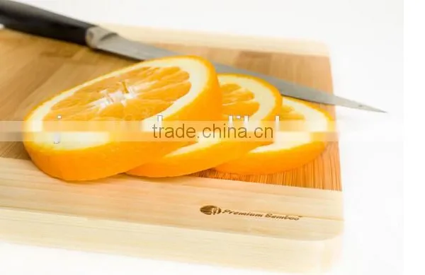 Set Of 3 Thick Strong Bamboo Cutting Board With Beautiful White Edge photo-4