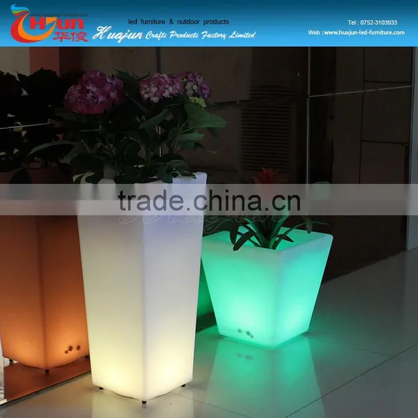Rechargeable Rectangle Chair LED ChLED Funiture Colorful Changing LED Flower Style Chair / Light/Colorful LED Night Light photo-5