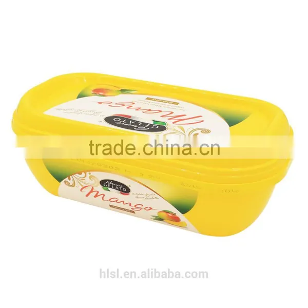 Coloful Disposable PP Ice Cream Container With Lid, Wholesale IML Plastic Ice Cream Container Sizes photo-4