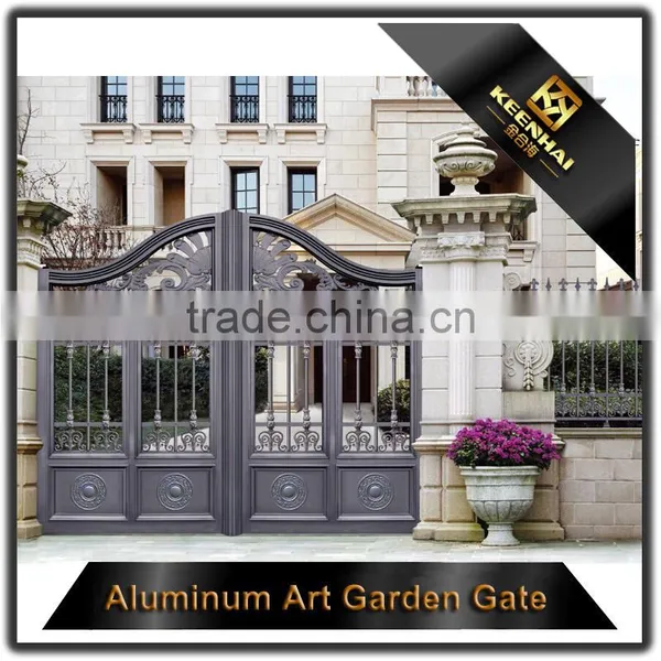 Garden Decoration Powder Coated Cast Aluminum Garden Gate photo-4