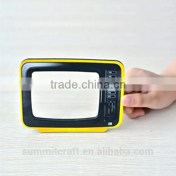 Vintage TV Set Refrigerator Magnet Picture Frame photo-4