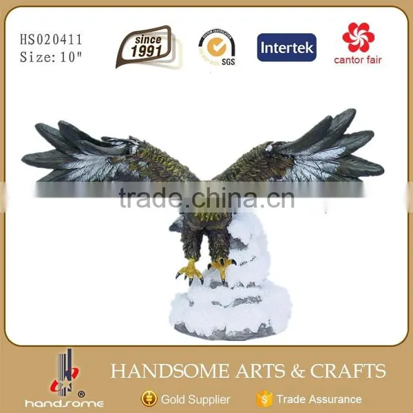 24 Inch Large Resin Gift Animal Garden Statues Eagle photo-4