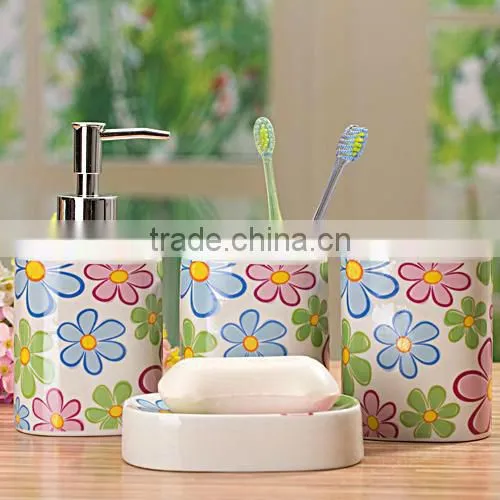 Kids Ceramic Bathroom Accessories Set photo-2