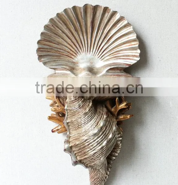 Decorative Shell Shaped Antique Wall Plaques photo-2