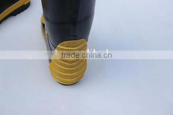 Firefighter Safety Rubber Shoes Steel Toe Fire Retardant Security Fireman Foot Protected Boots photo-5