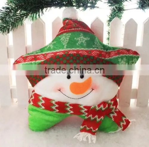2016 Product Home Decor Christmas Xmas Gift Cute Claus Snowman Santa Pillow Cushion Cover photo-4