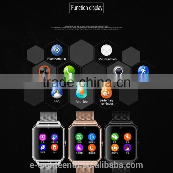 2017 Hot OEM Factory Price Waterproof Touch Screen Luxury Bluetooth Smart Watch photo-2