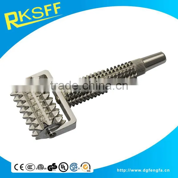 Zinc Alloy Handheld Head Massage Roller With Silver Plated photo-5
