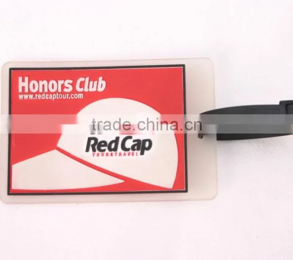Custom Logo Name Tag Soft PVC Luggage Tag photo-6