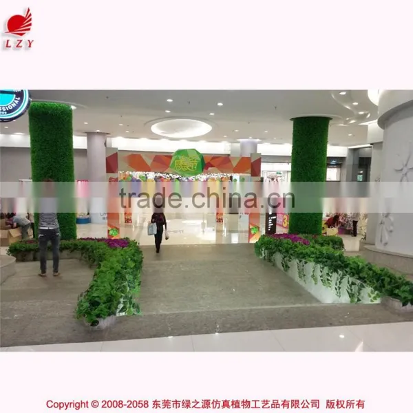 Outdoor Artificial Grass Wall Artificial Wall Plants Fake Vertical Garden Wall Decoration photo-2