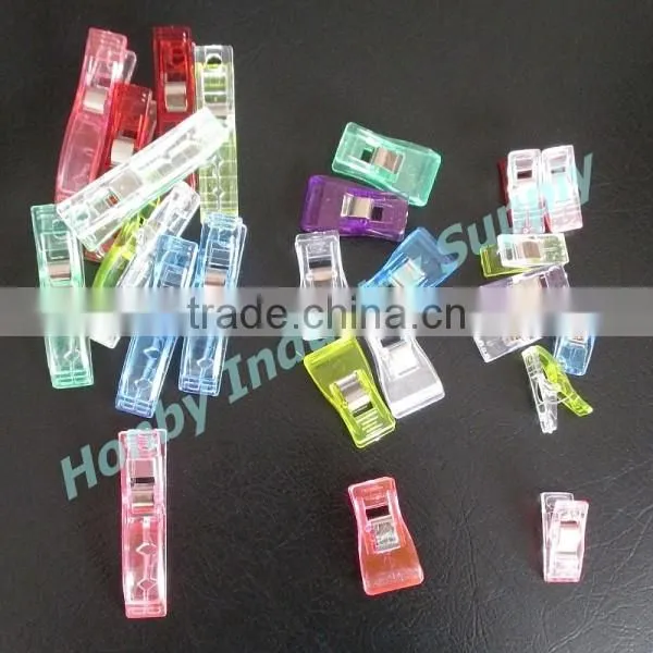 Patchwork Fabric 27mm Coloured Plastic Sewing Wonder Clamp photo-6